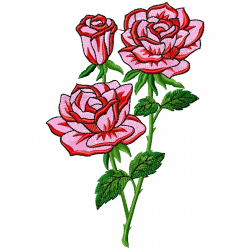 Flowers And Tree Embroidery Design 9 Flowers And Tree Embroidery Design 9
